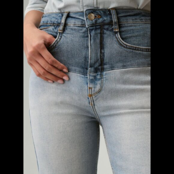 Brand New The Annie High-Rise Straight-Leg Jeans by Pilcro - Picture 7 of 13